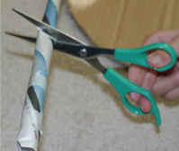 cut newspaper