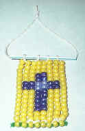 Hanging Bead Cross