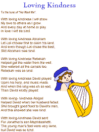 Loving Kindness printable song templates for kids