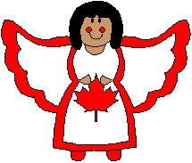 canada angel paper craft
