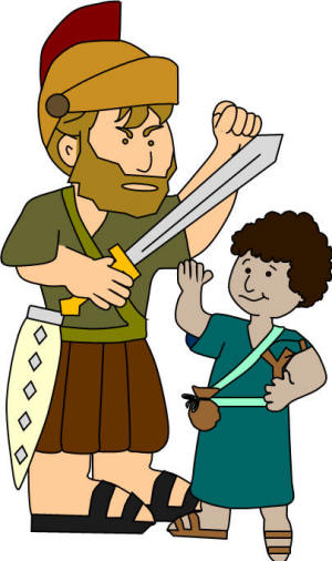 David and Goliath children's version Bible story