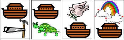 Noah's Ark Story Sequencing Cards