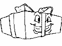 Gift coloring pages