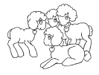 Lamb coloring pages