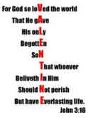 John 3:16 printable