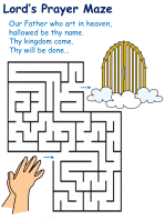 Lord's Prayer mazes