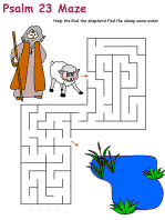 Psalm 23 mazes