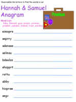 Hannah anagram