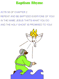 Baptism Rhyme with printable template