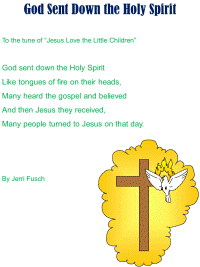 God Sent Down the Holy Spirit song