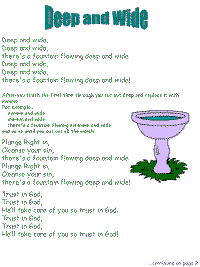 Deep and wide with printable template