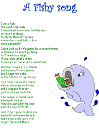 A Fishy printable song templates for kids