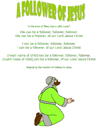 Follower of Jesus with printable template