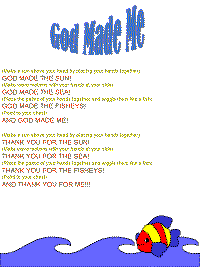 God made Me with printable template