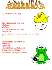 God Made Me and all of You with printable template