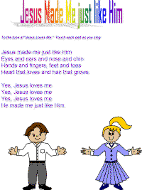 Jesus made me just like Him with printable template