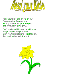 Read your Bible with printable template