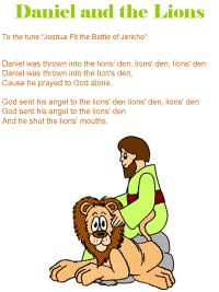 Daniel and the Lions song