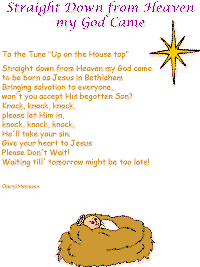 Straight Down from Heaven my God Came song