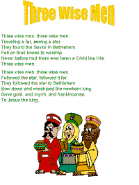 Three Wise men with printable template