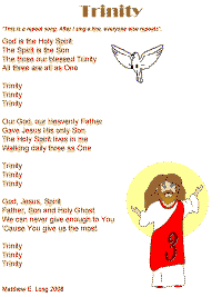 Trinity printable song templates for kids