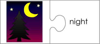 Jacob's Dream jigsaw word match worksheets