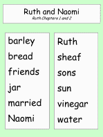 Ruth and Naomi Word Lists