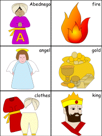 Shadrach Meshach and Abednego Sentence Sequencing