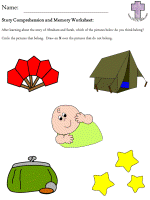 Abraham and Sarah Story comprehension and memory worksheets