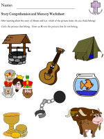 Abram and Lot Story Comprehension worksheets