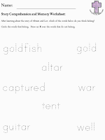Abram and Lot Story Comprehension worksheets