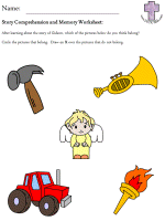 Gideon Story Comprehension and Memory worksheets