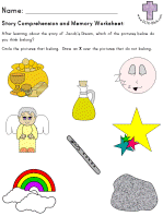 Jacob's Dream Story Comprehension worksheets