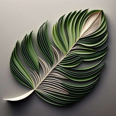 palm frond paper quilling