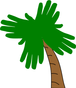 palm tree craft
