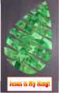 palm frond collage