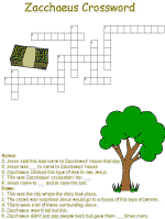 Zacchaeus crossword puzzles