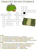 The Unmerciful Servant crossword puzzles