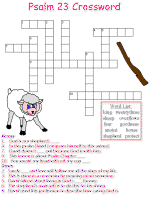 Psalm 23 Crosswords