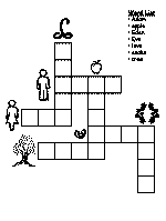garden of eden picture crossword
