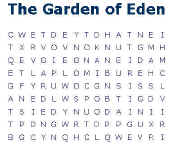 garden of eden word search puzzle