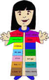 Coat of many colors crafts