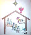 nativity felt board