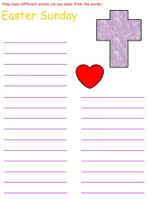 Easter word mining puzzle