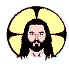 Jesus toilet paper roll craft