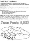 take home sheet