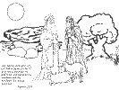 abram and lot coloring page
