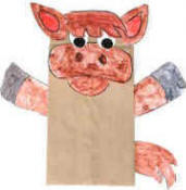 paper bag donkey