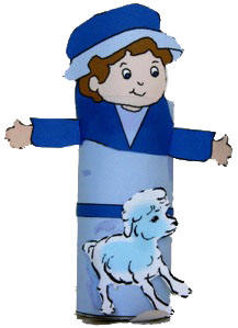 young shepherd toilet paper roll craft