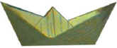 Origami boat